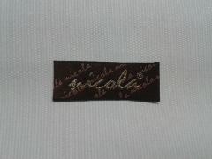 Damask Woven Label