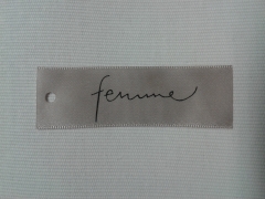 Satin Printed Label