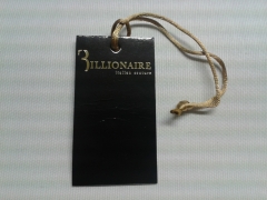 Hot Foil UV Varnished Hang Tag
